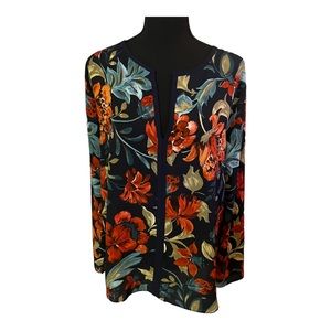Zara floral blouse XL
